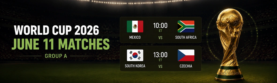 World Cup 11 June 2026 image.